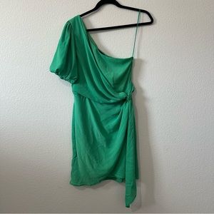 VICI one shoulder Gathered Mini Dress